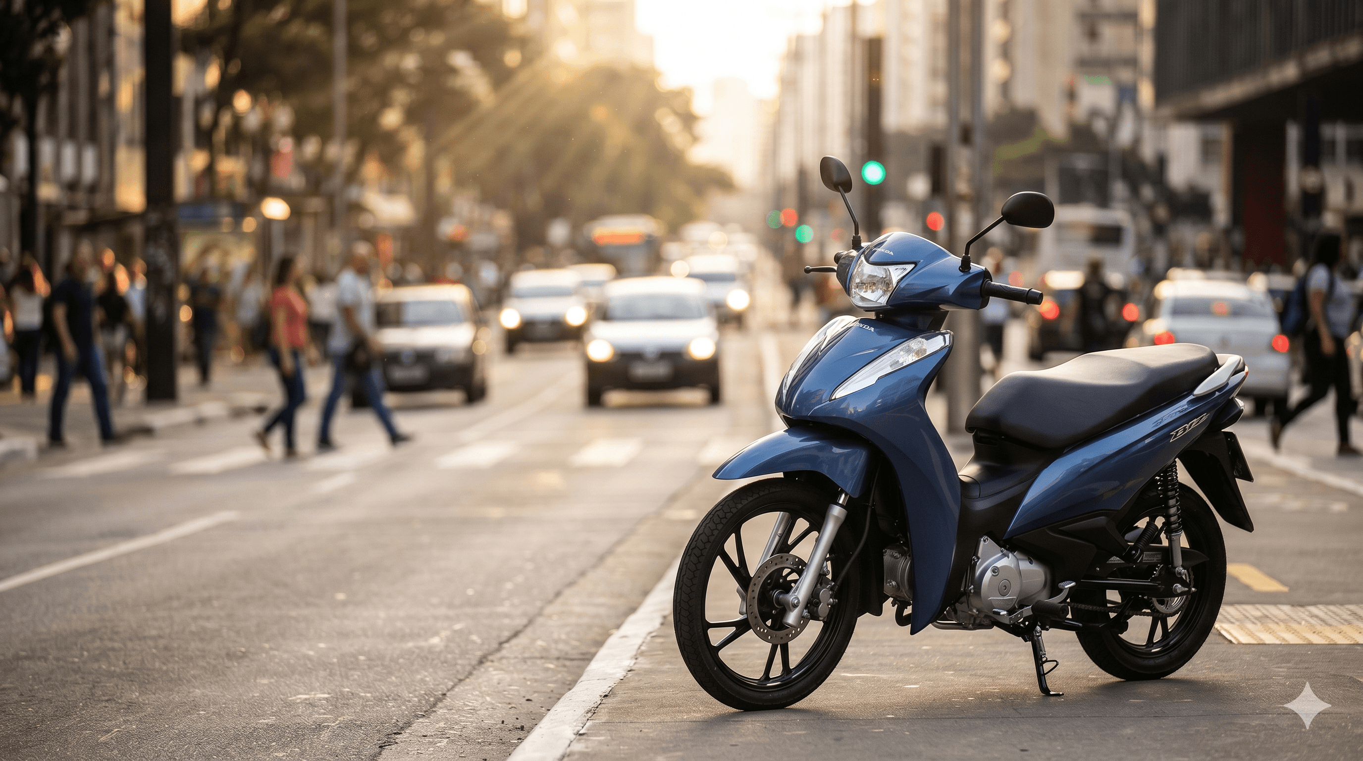 Novo Honda Biz 125 2025: Freio no manete e motor mais eficiente