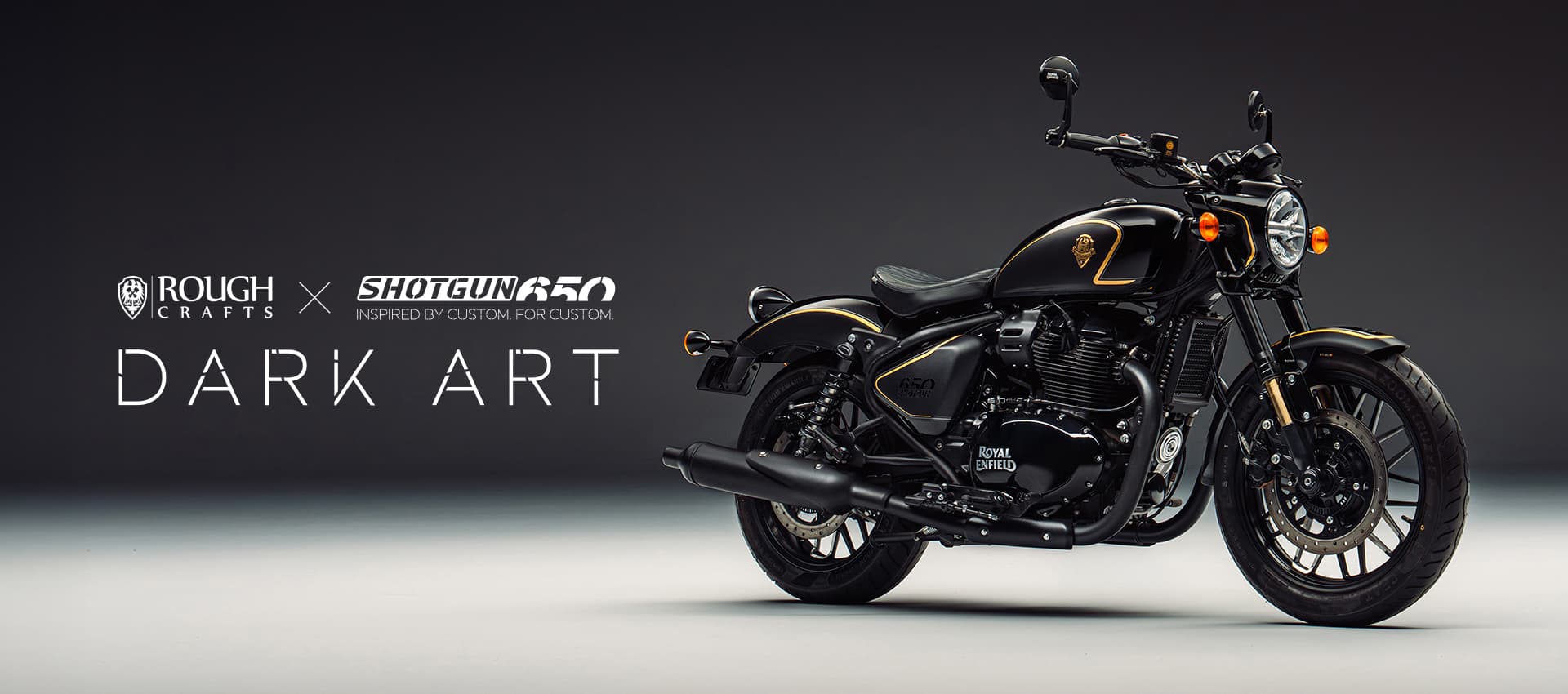 Royal Enfield lança Shotgun 650 edição limitada com Rough Crafts pelos 125 anos